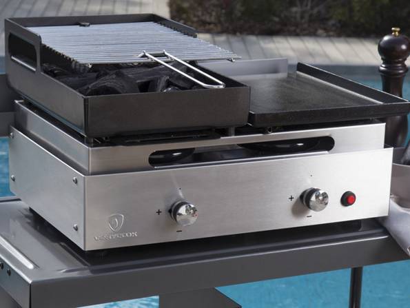 Grillieren auf dem Balkon, Plancha-Grill, Foto: Verycook