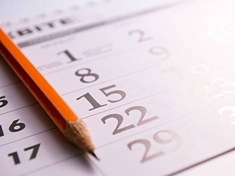 Verjährungsfristen, Bleistift auf Kalender, Foto: sergign/fotolia.com